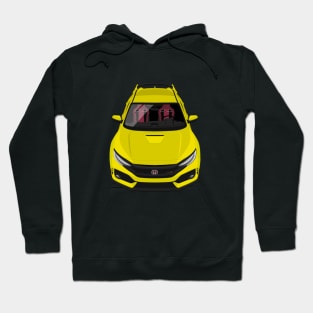 Civic Type R 10th gen 2018-2020 - Yellow Hoodie